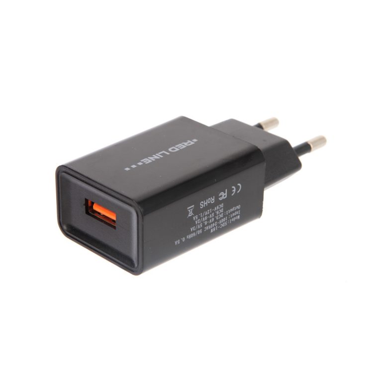 Red Line Tech USB QC 3.0 модель NQC1-3A (черный)