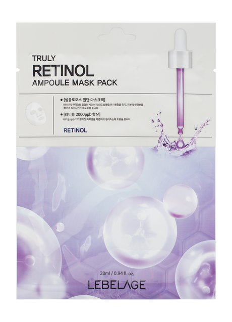 LEBELAGE Truly Retinol Ampoule Mask Pack