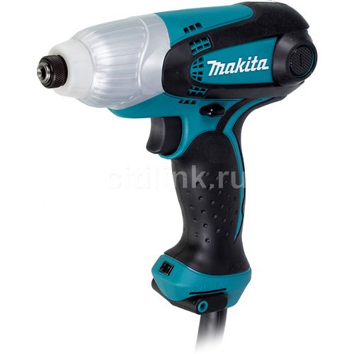 Ударный шуруповерт Makita TD0101F, сетевой