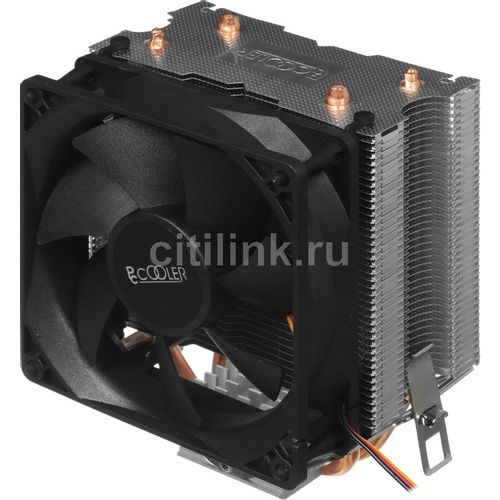 Устройство охлаждения (кулер) PCCOOLER S93 V2, 3-pin, 92мм, черный, retail [r3-i210wbknxx-gl]