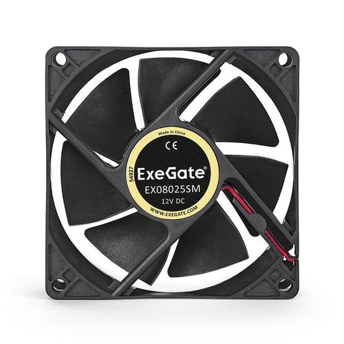 Вентилятор EXEGATE EX283381RUS 80мм, 2-pin(Molex), 2200об/мин, 22.5 дБ, черный, OEM — цена и наличие Вентилятор EXEGATE EX283381RUS 80мм, 2-pin(Molex), 2200об/мин, 22.5 дБ, черный, OEM