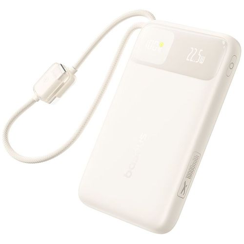 Внешний аккумулятор (Power Bank) BASEUS EnerFill FC11, 10000мAч, бежевый [e0027r05]