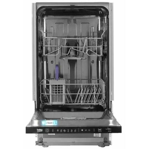 Встраиваемая посудомоечная машина Beko BDIS16020, узкая, ширина 44.8см, полновстраиваемая, загрузка 10 комплектов
