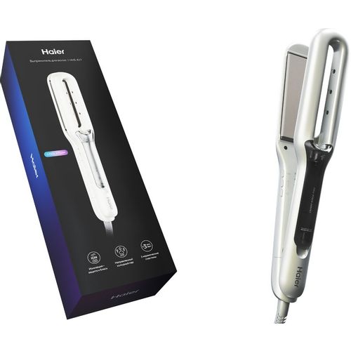 Выпрямитель для волос HAIER HHS-617, белый [fz000sd00ru]