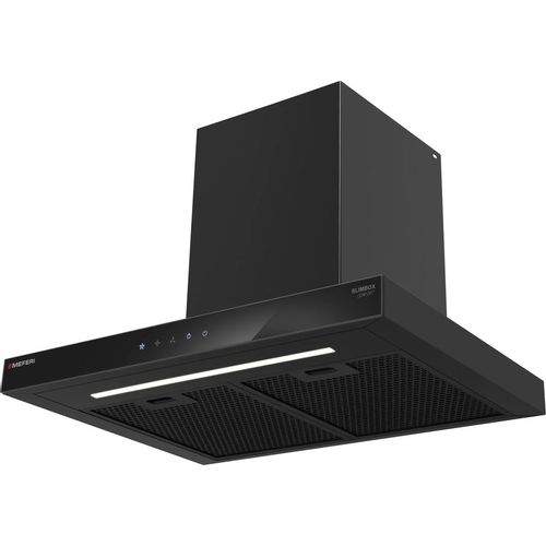 Вытяжка каминная MEFERI Comfort Slimbox60bk, сенсорное управление, черный [slimbox60bk comfort]